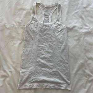 White Lululemon Tank